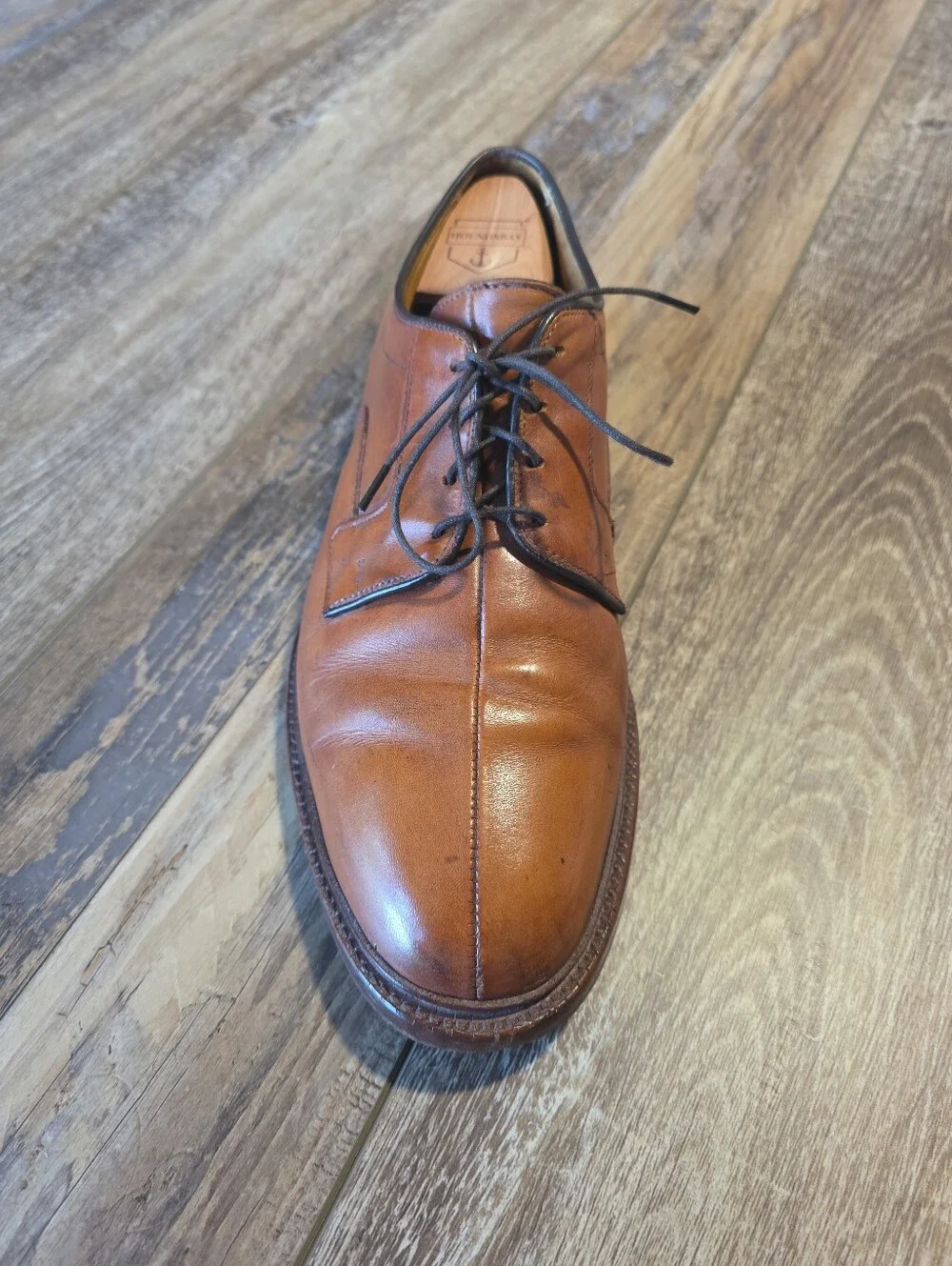 Allen Edmonds - Dickson Split Toe Blucher Shoes - 9E - Chestnut Brown